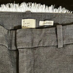 Gray Dress Capri Pants